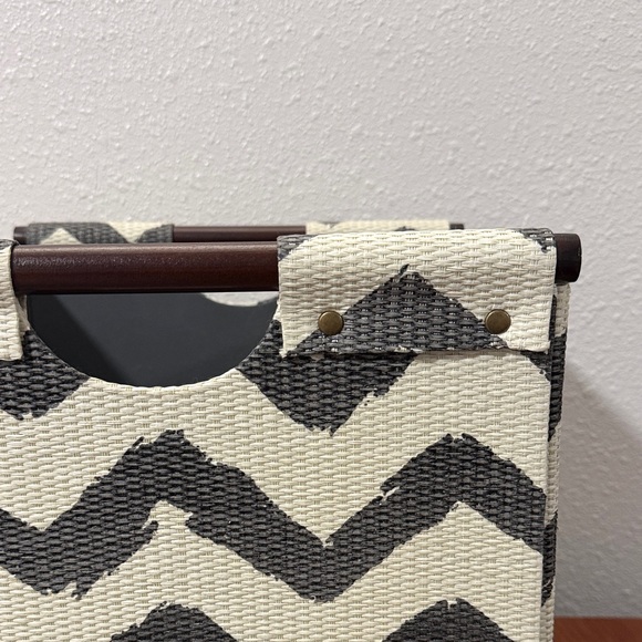 Chevron Patterned Storage Basket - Picture 4 of 5